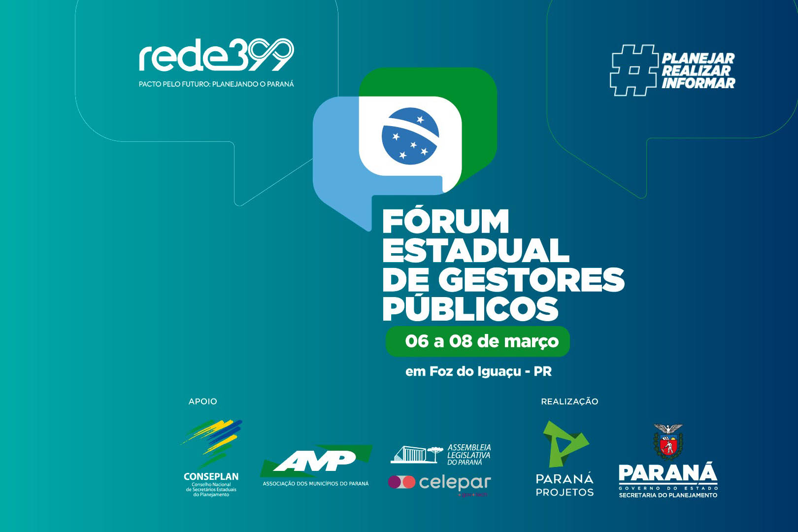 Evento reúne gestores públicos de todo o Brasil para discutir o planejamento