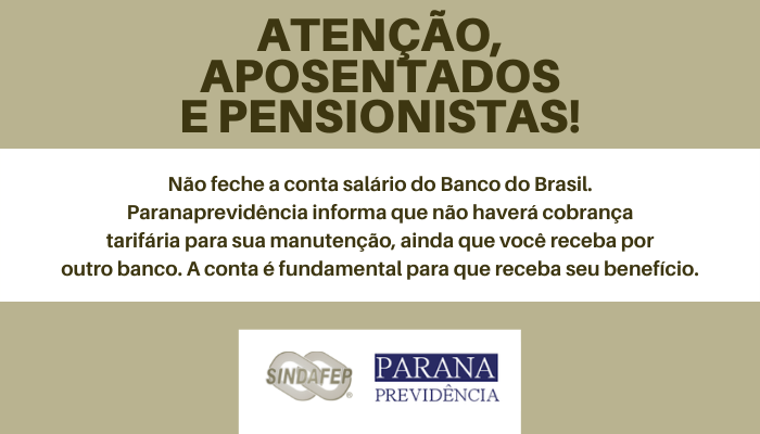 Paranaprevidência: Não feche a sua conta no Banco do Brasil