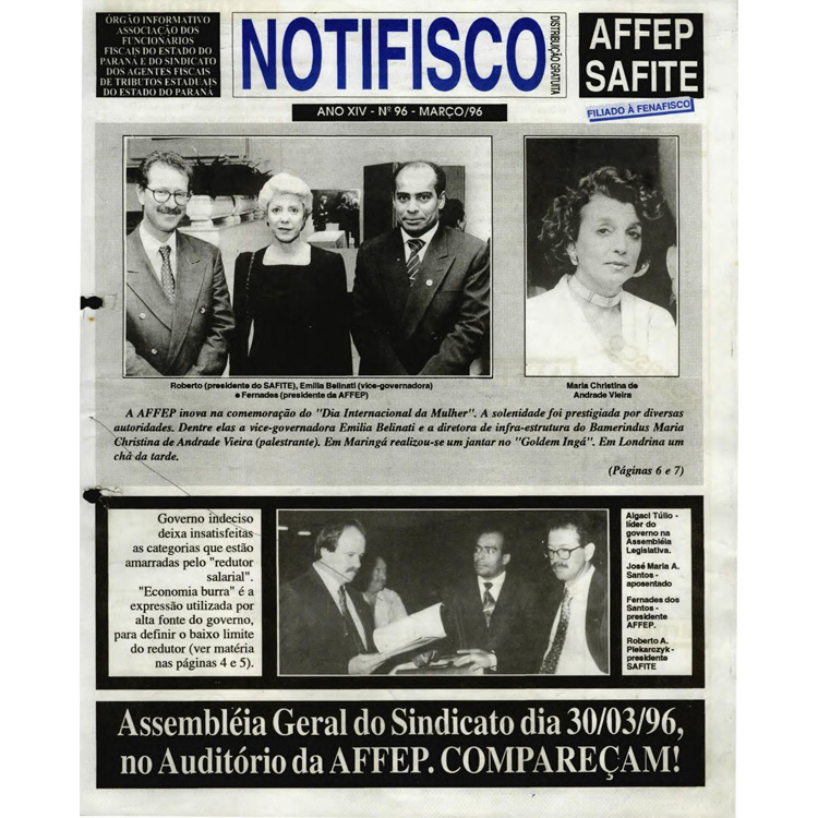 Notifisco - Edição n° 96 - Março/1996