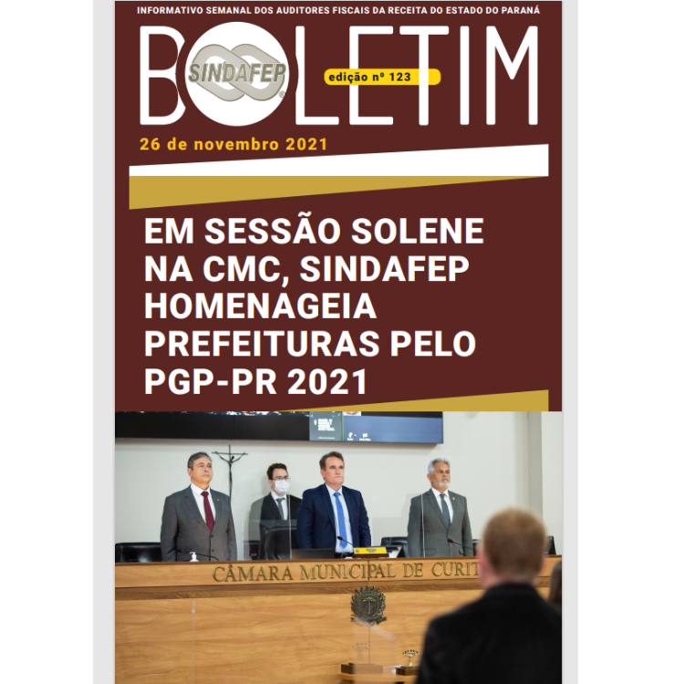 Boletim Informativo - Edição n° 123 - 26/11/2021
