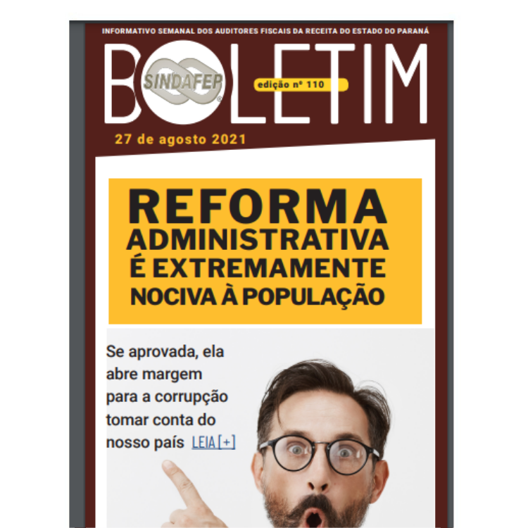 Boletim Informativo - Edição n° 110 - 27/08/2021