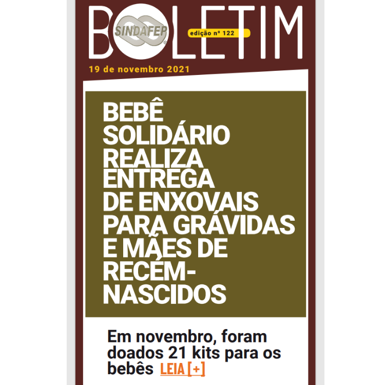 Boletim Informativo - Edição n° 122 - 19/11/2021  