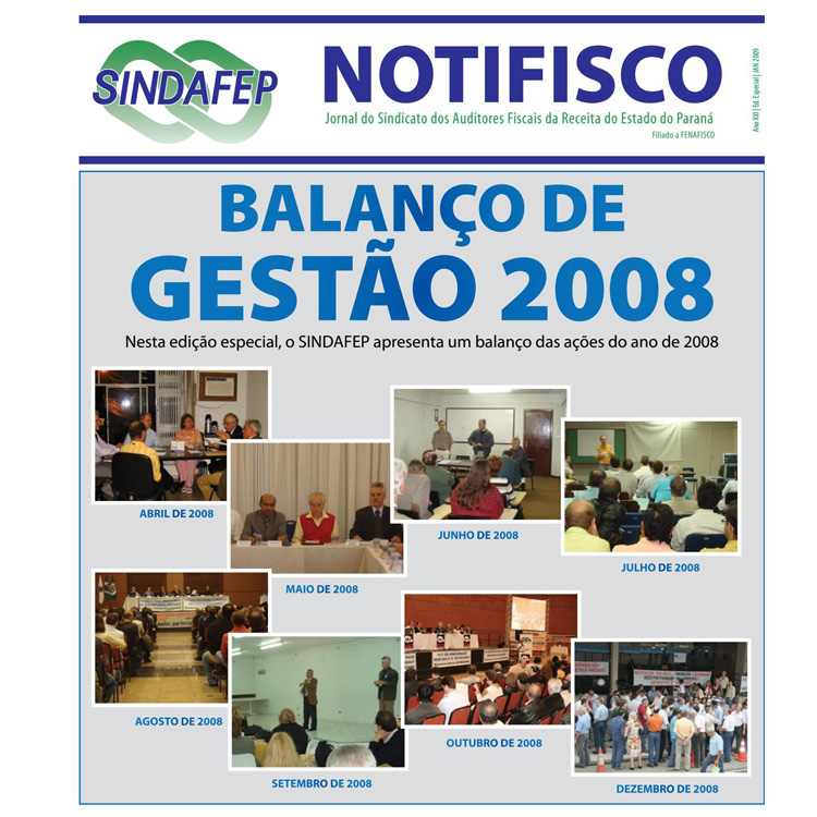 Balanço de Gestão - Balanço de Gestão - 2008