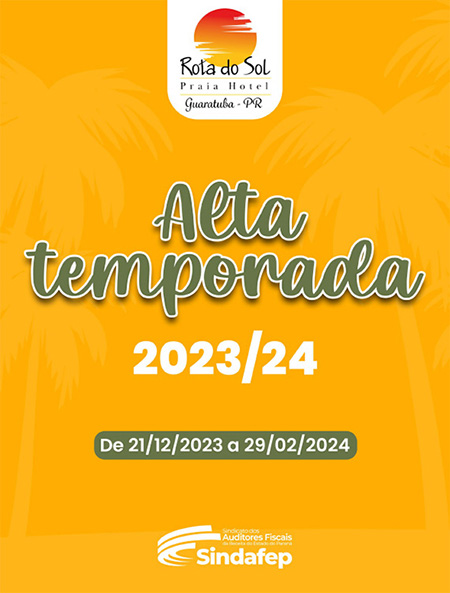 Rota do Sol - Praia Hotel - Tarifário - Alta temporada - 2023 / 24